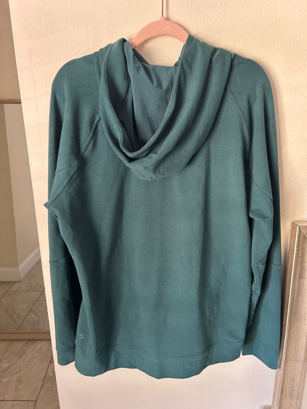 Lululemon city sweat athletic teal blue green sweatshirt hoodie unisex men’s XL - Picture 6 of 12